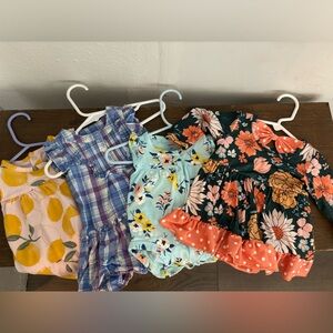Baby girl 3-6 month Dress Bundle